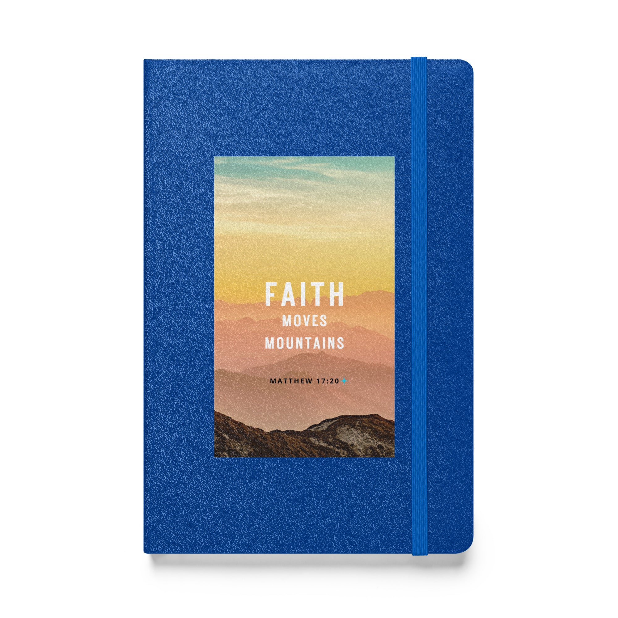 Hardcover bound notebook - Matthew 17:20