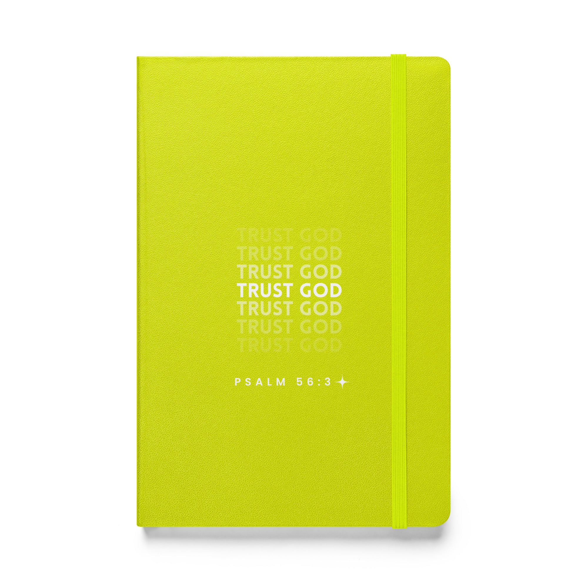 Hardcover bound notebook - Psalm 56:3