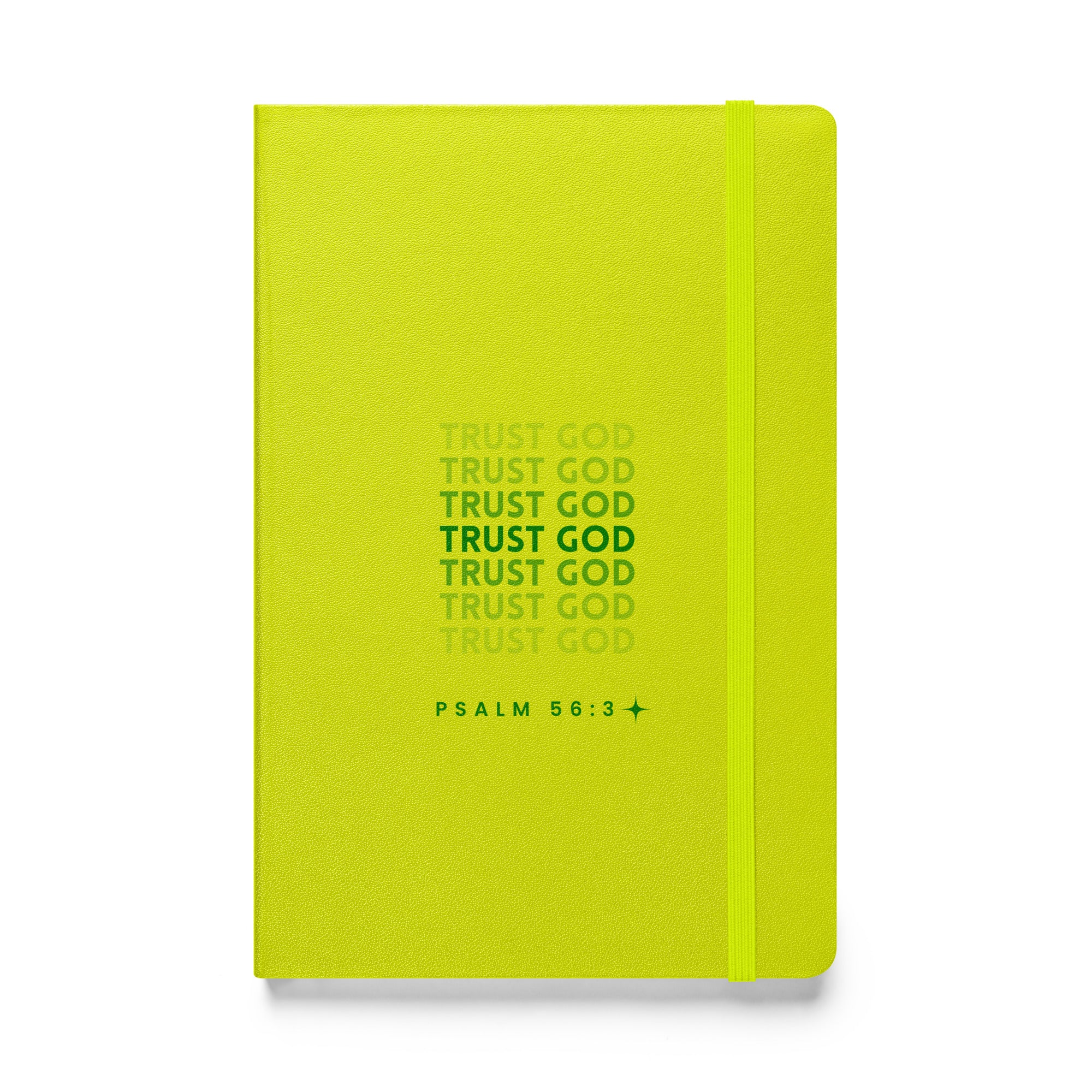 Hardcover bound notebook - Psalm 56:3