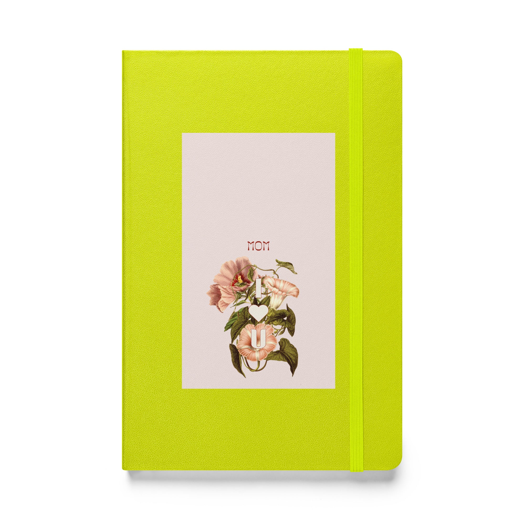 Hardcover bound notebook - I love you Mom