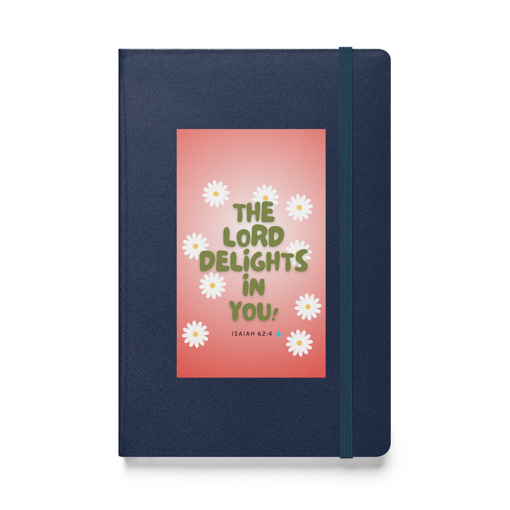 Hardcover bound notebook - Isaiah 62:4