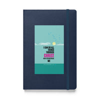 Hardcover bound notebook - Philippians 4:13