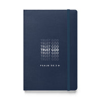 Hardcover bound notebook - Psalm 56:3