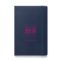 Hardcover bound notebook - Psalm 56:3