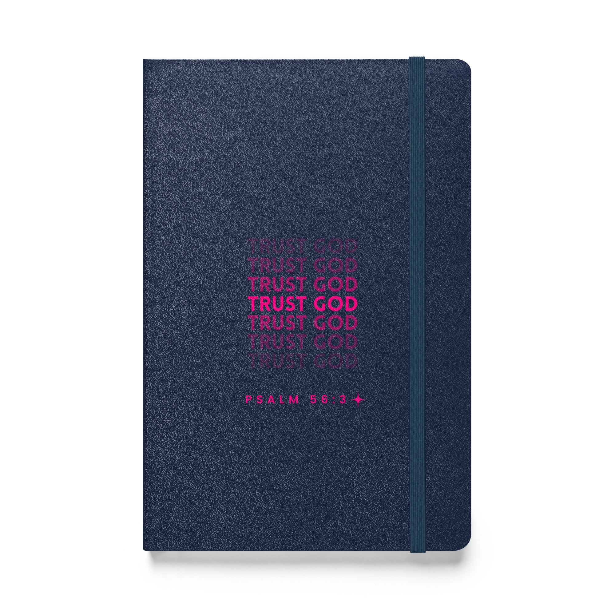 Hardcover bound notebook - Psalm 56:3