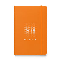 Hardcover bound notebook - Psalm 56:3