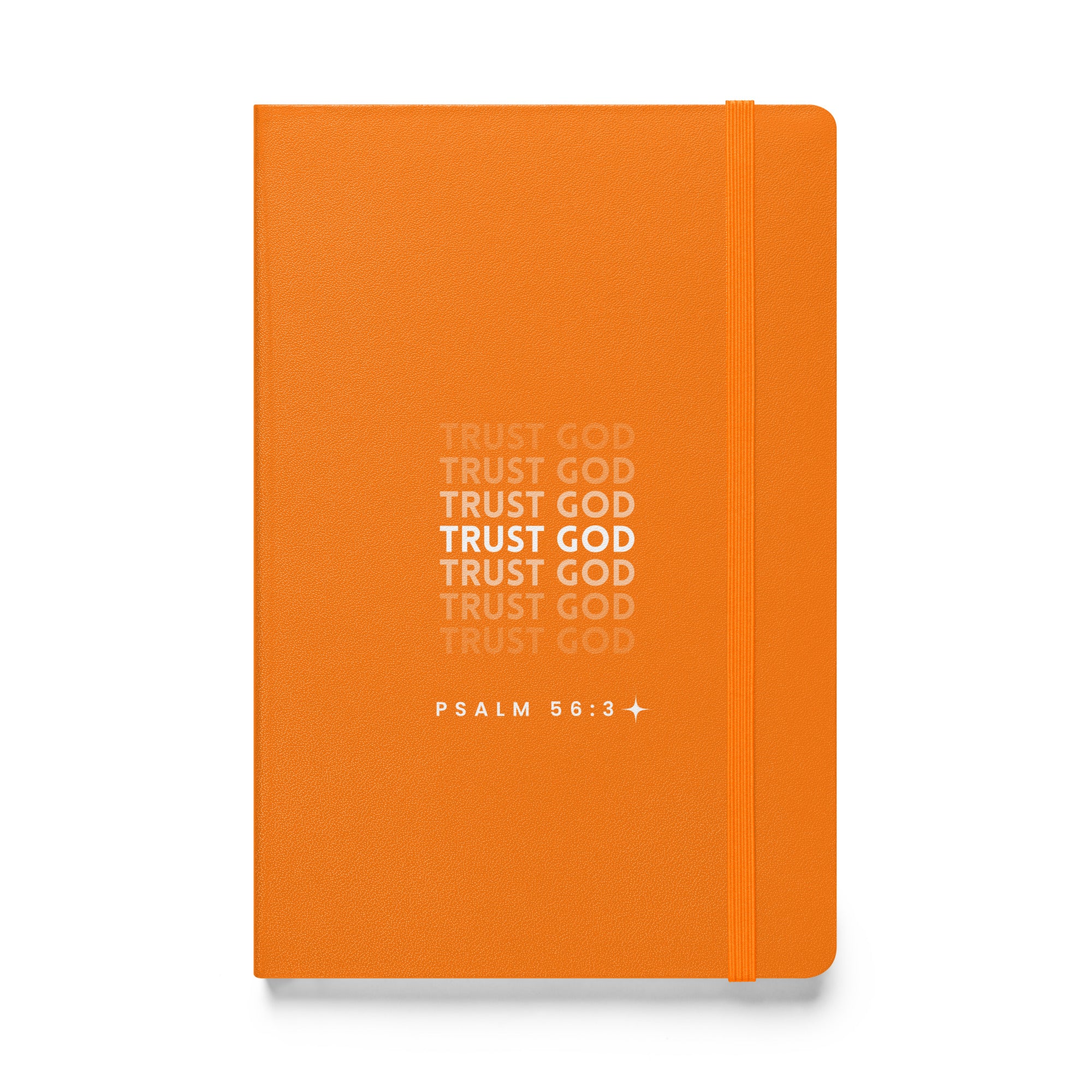 Hardcover bound notebook - Psalm 56:3