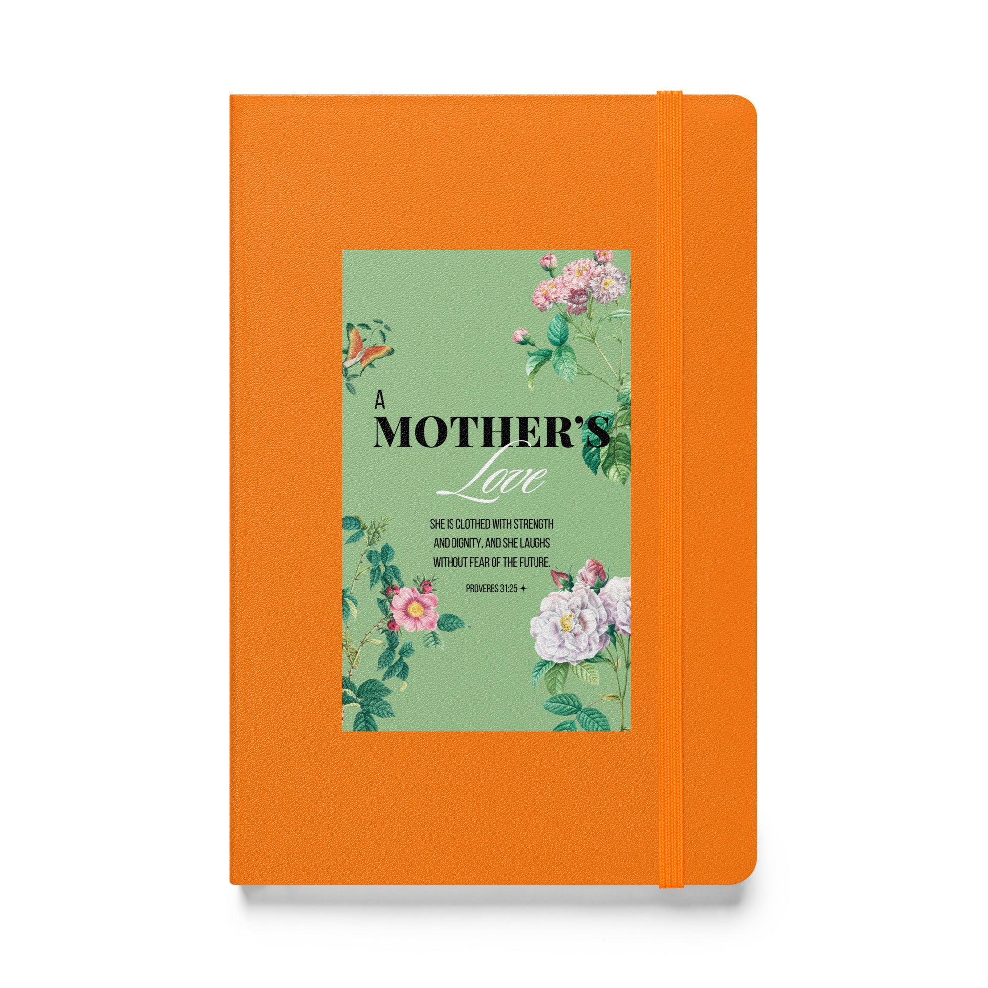 Hardcover bound notebook - Proverbs 31:25