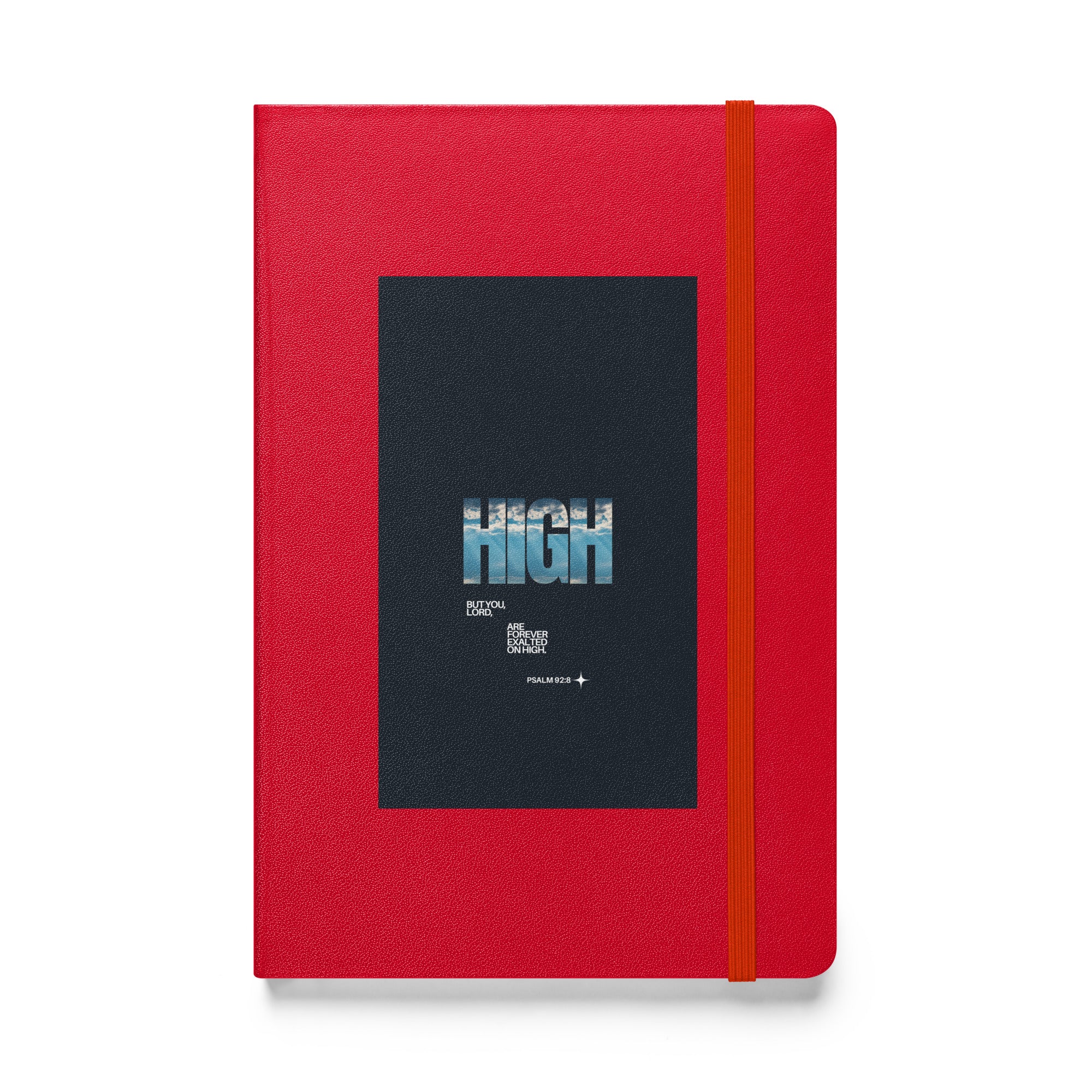 Hardcover bound notebook - Psalm 92:8