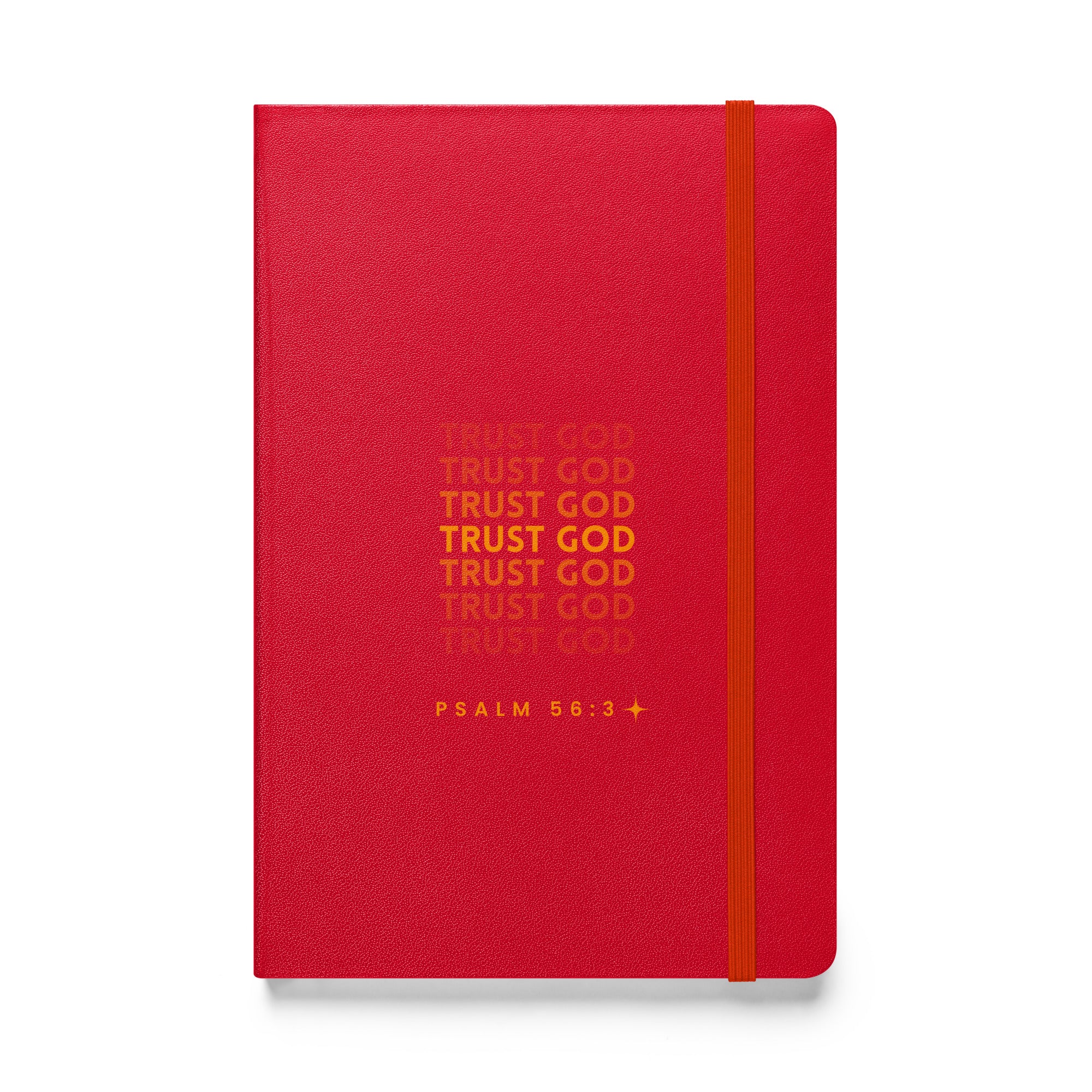 Hardcover bound notebook - Psalm 56:3