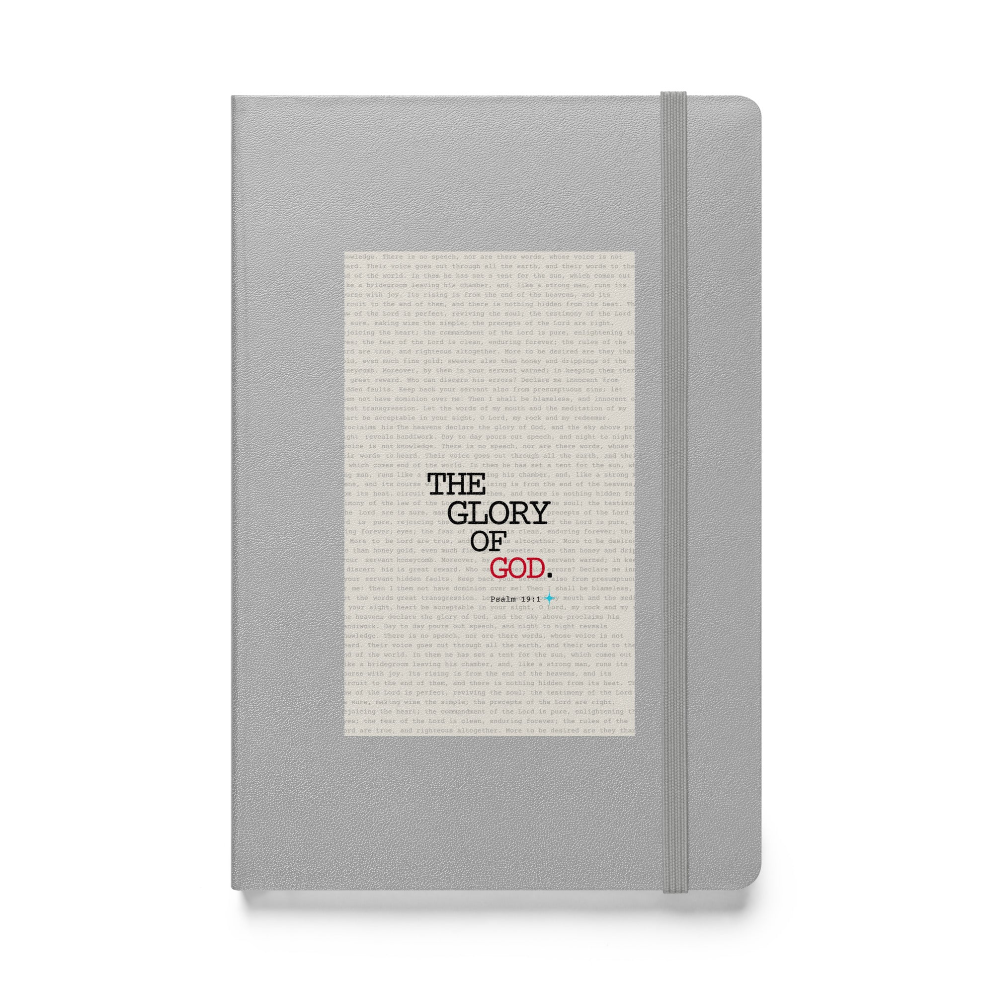 Hardcover bound notebook - Psalm 19:1