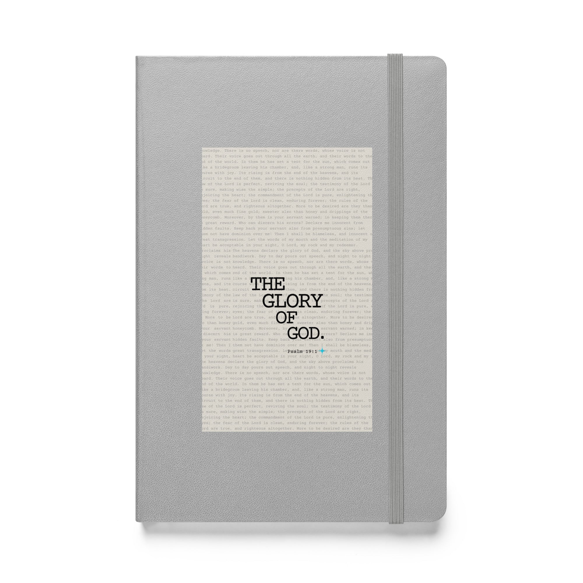 Hardcover bound notebook - Psalm 19:1
