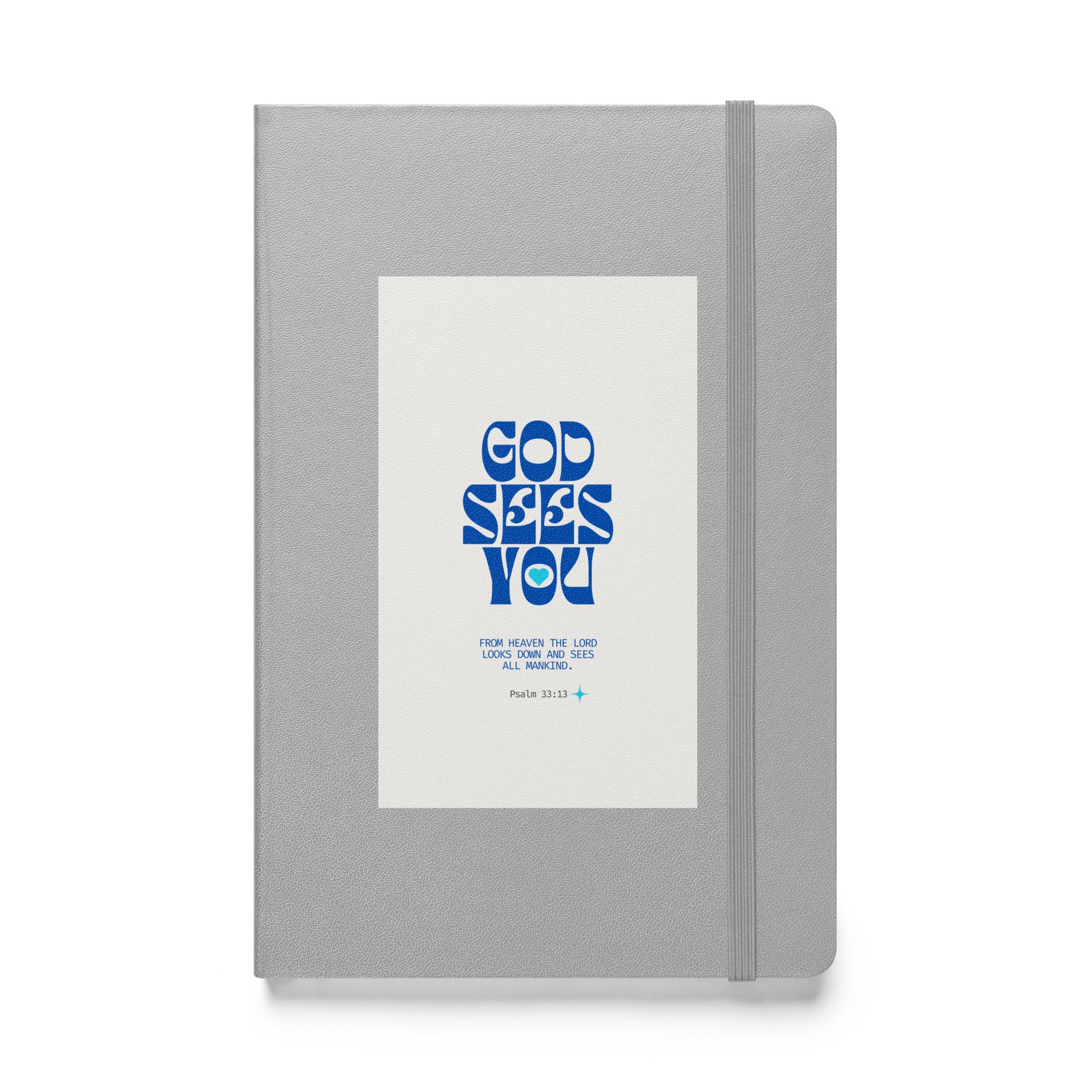 Hardcover bound notebook - Psalm 33:13