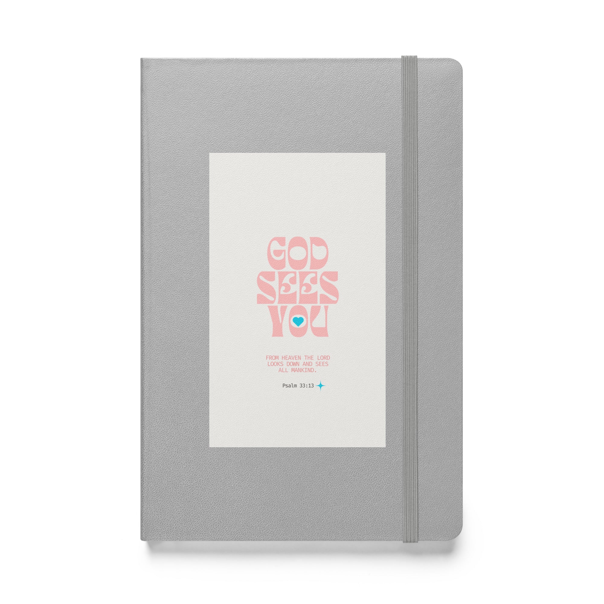 Hardcover bound notebook - Psalm 33:13