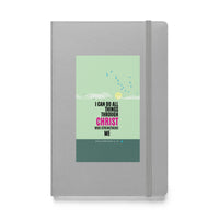 Hardcover bound notebook - Philippians 4:13