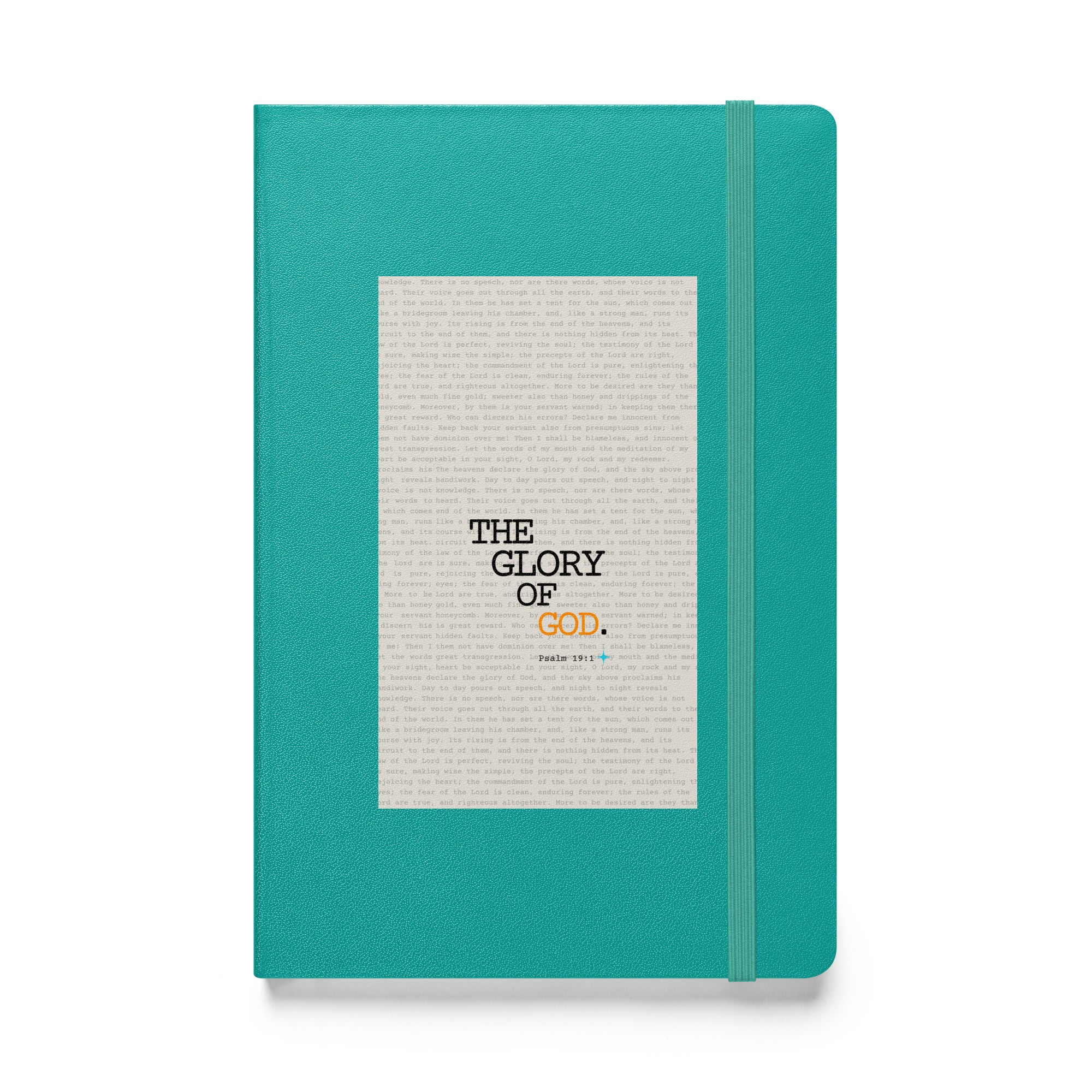 Hardcover bound notebook - Psalm 19:1