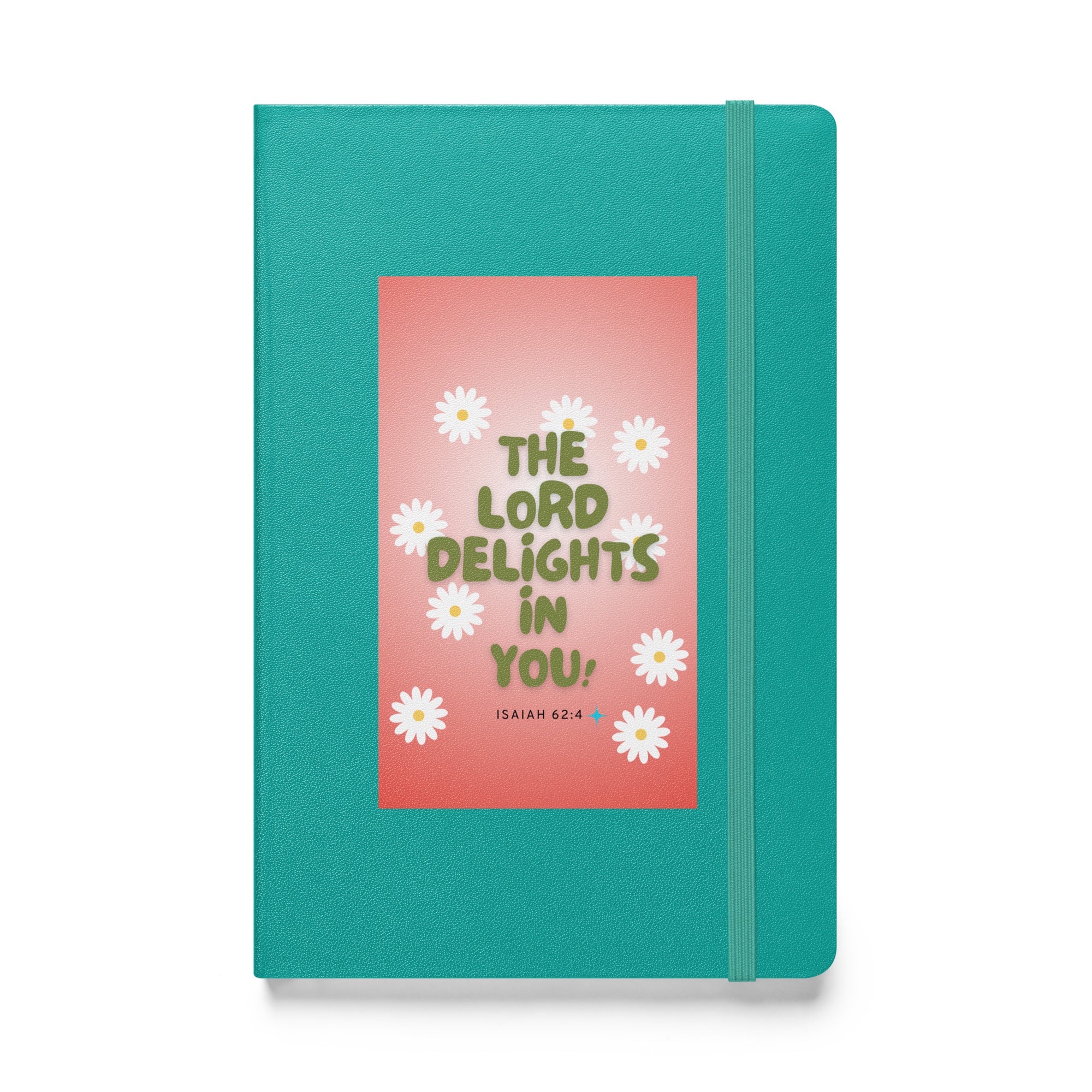 Hardcover bound notebook - Isaiah 62:4