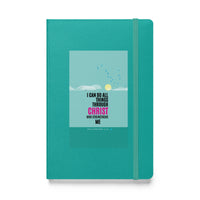 Hardcover bound notebook - Philippians 4:13