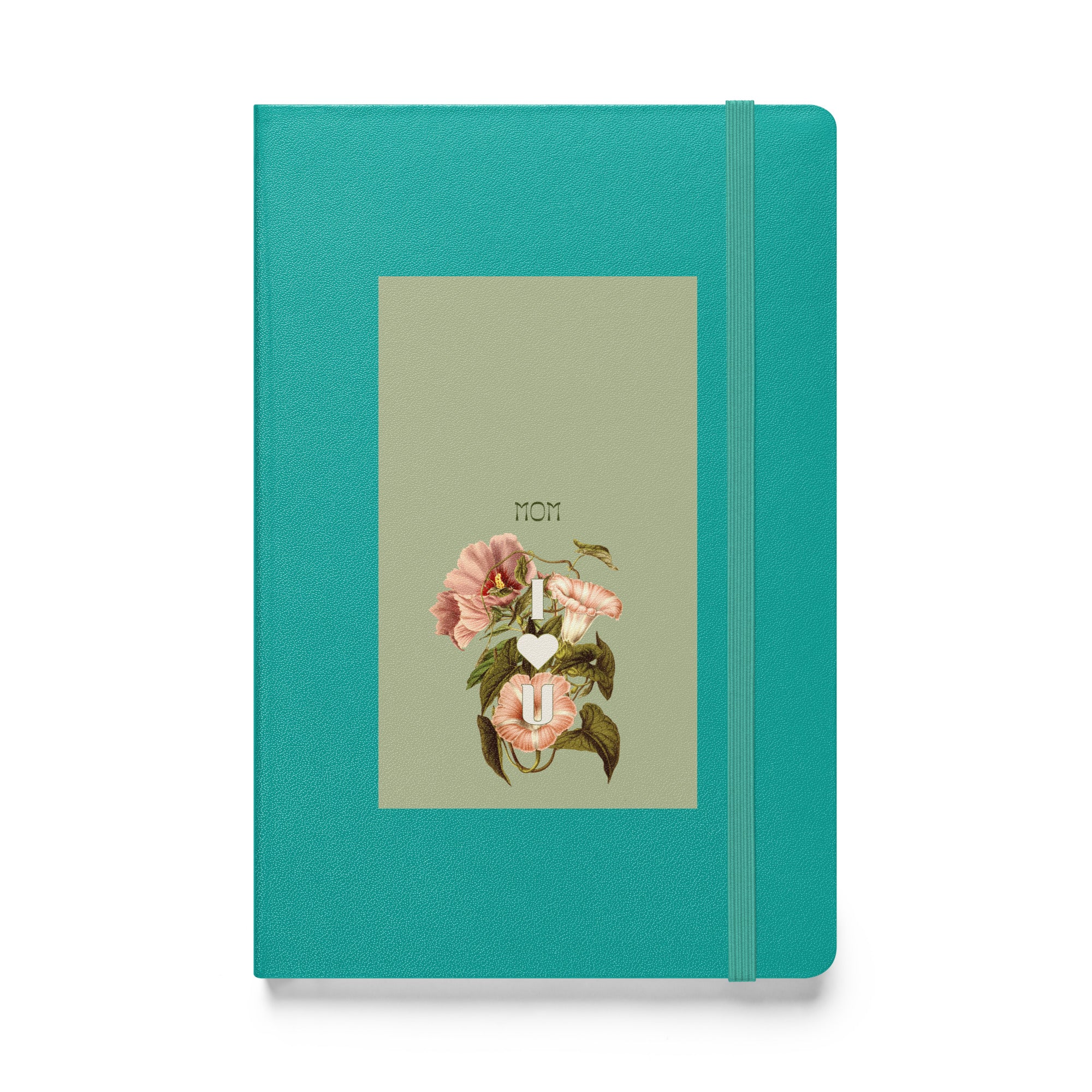 Hardcover bound notebook - I love you Mom