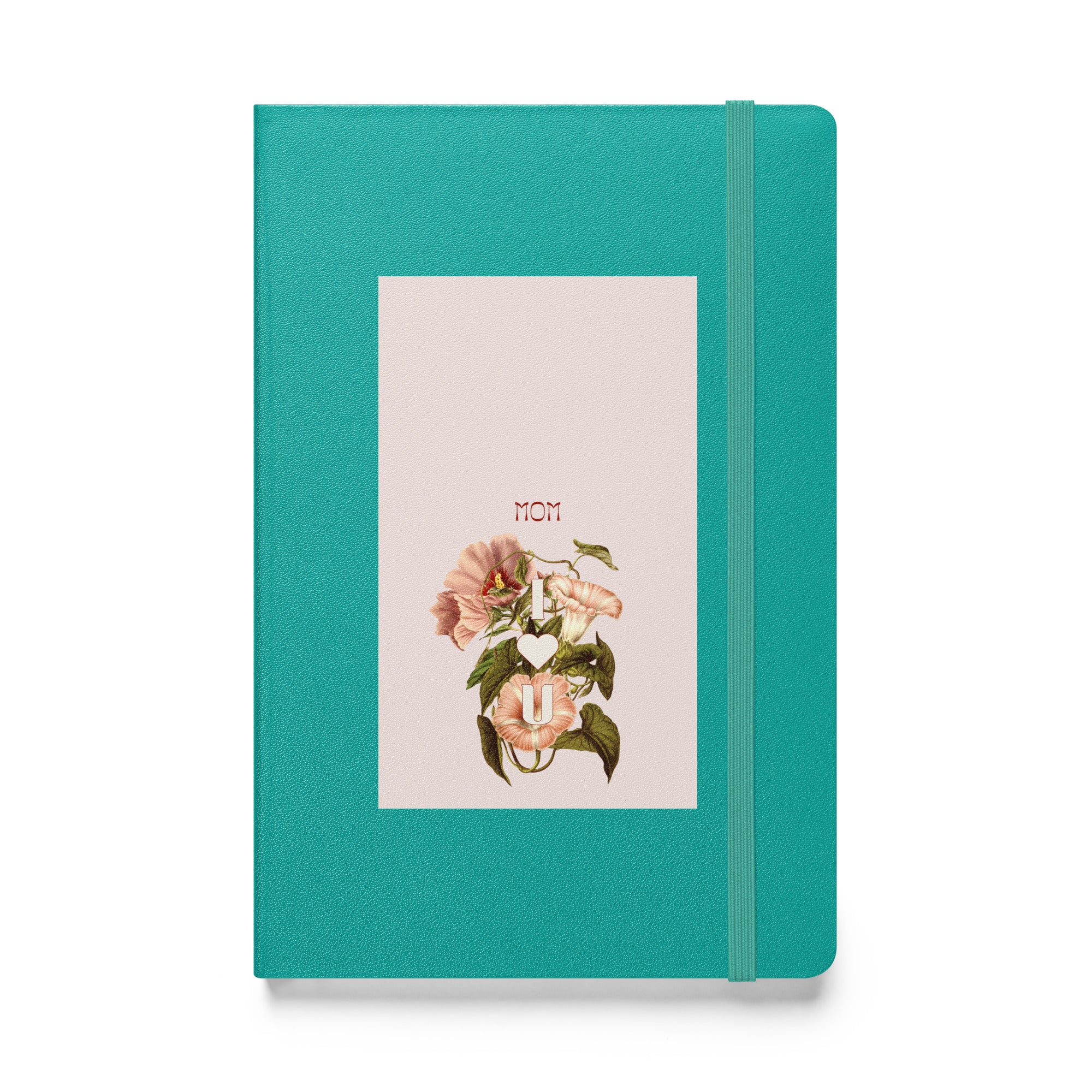 Hardcover bound notebook - I love you Mom