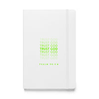 Hardcover bound notebook - Psalm 56:3