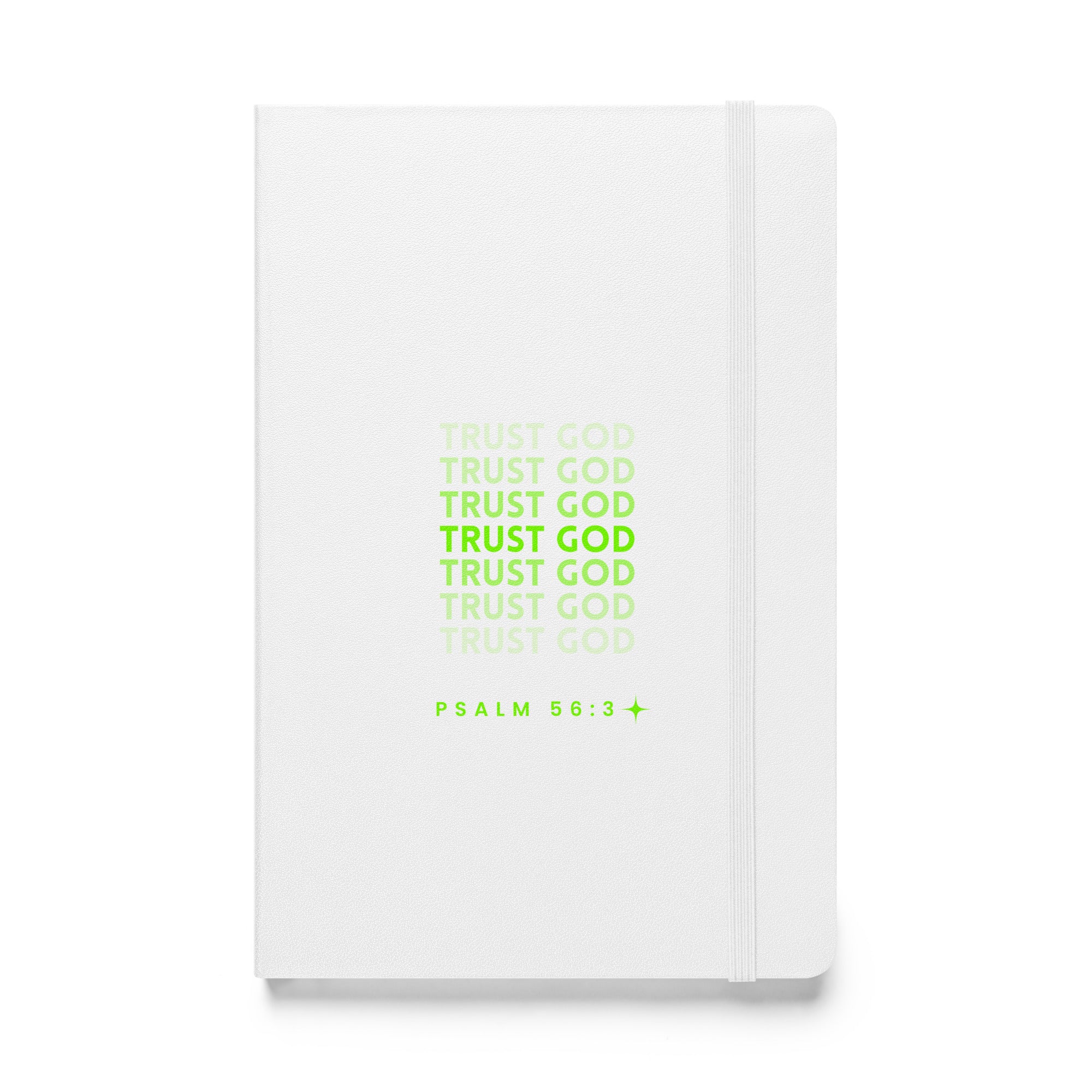 Hardcover bound notebook - Psalm 56:3