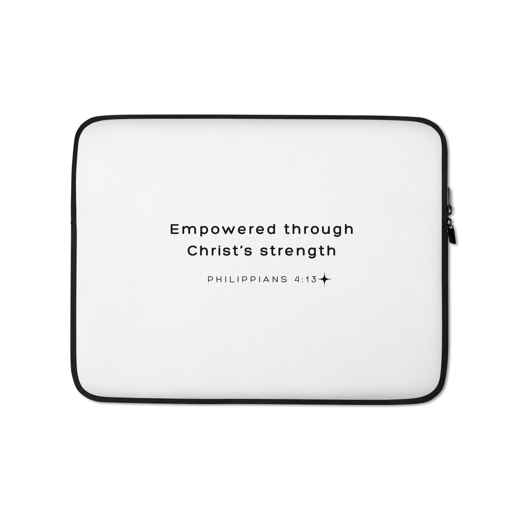 Laptop Sleeve - Philippians 4:13