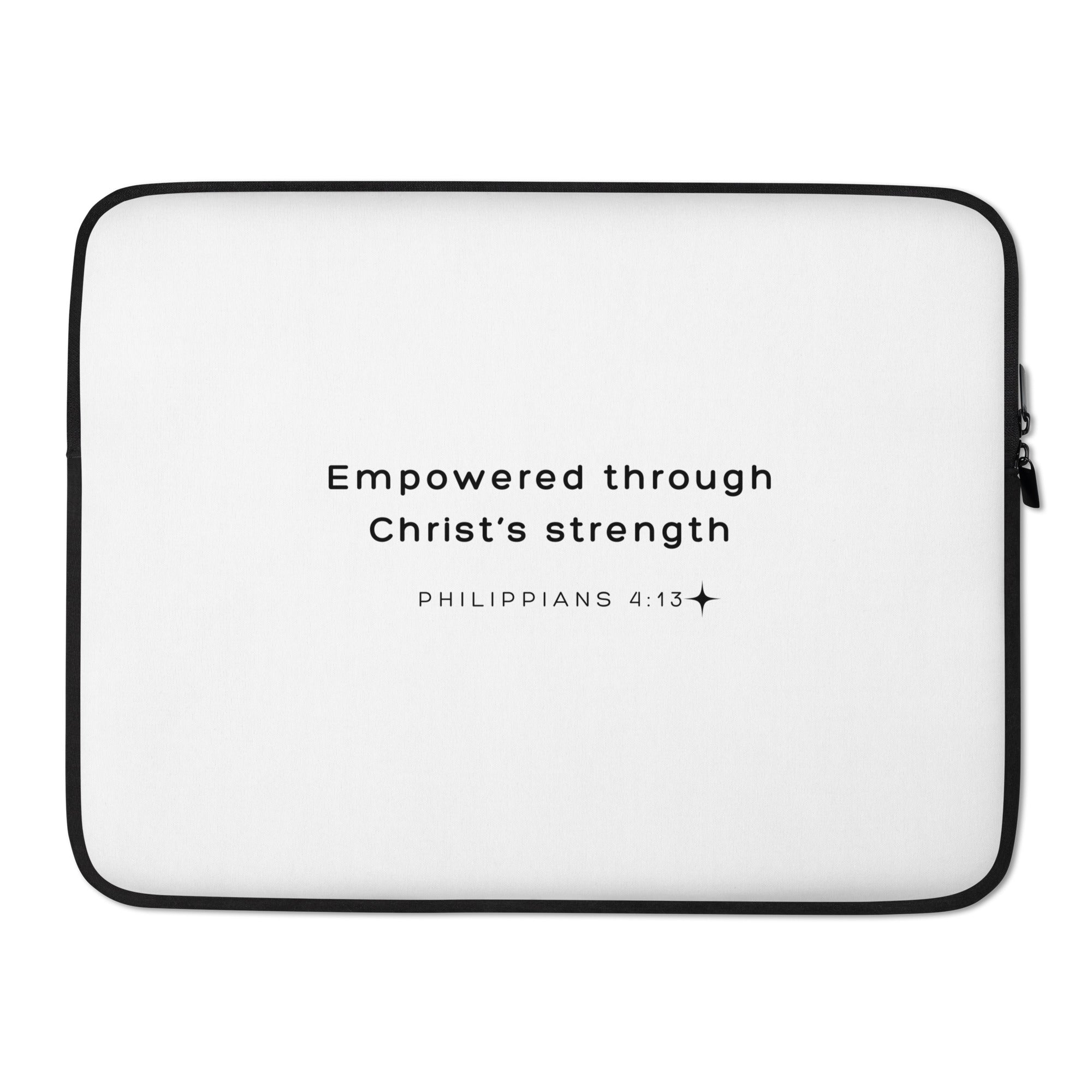Laptop Sleeve - Philippians 4:13
