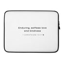 Laptop Sleeve - 1 Corinthians 13:4-7