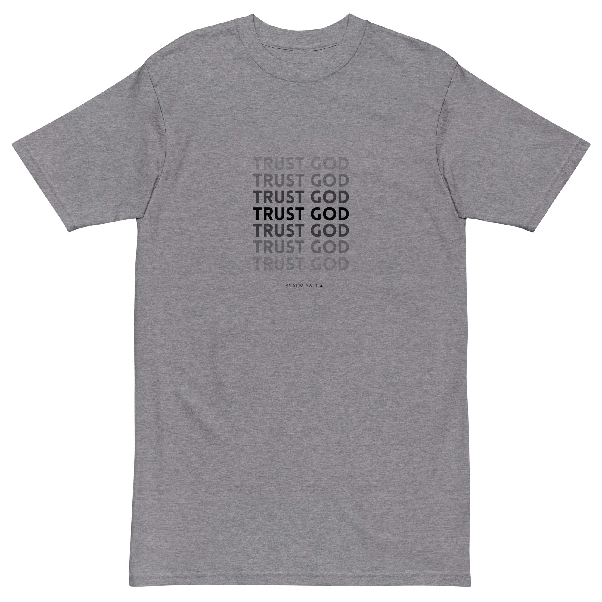 Men’s premium heavyweight tee - Psalm 56:3