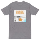 Men premium heavyweight tee - Psalm 91:9-10