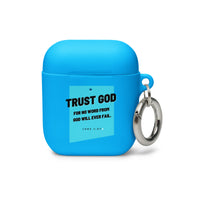 Rubber Case for AirPods Case - Luke 1:37