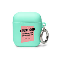 Rubber Case for AirPods Case - Luke 1:37