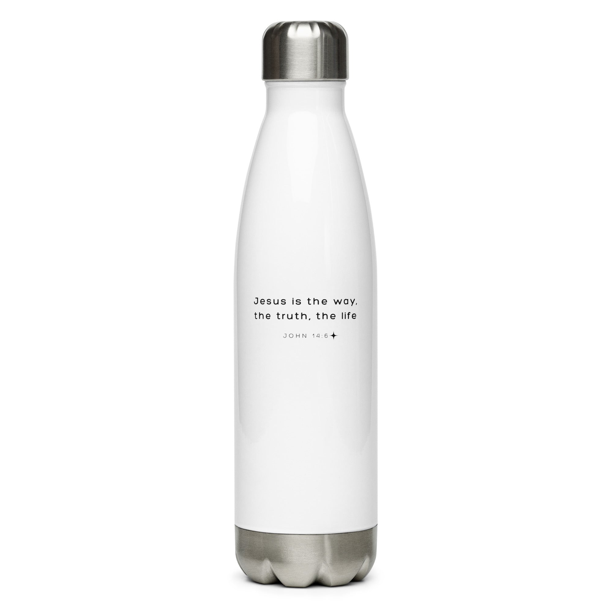 Stainless steel water bottle - John 14:6