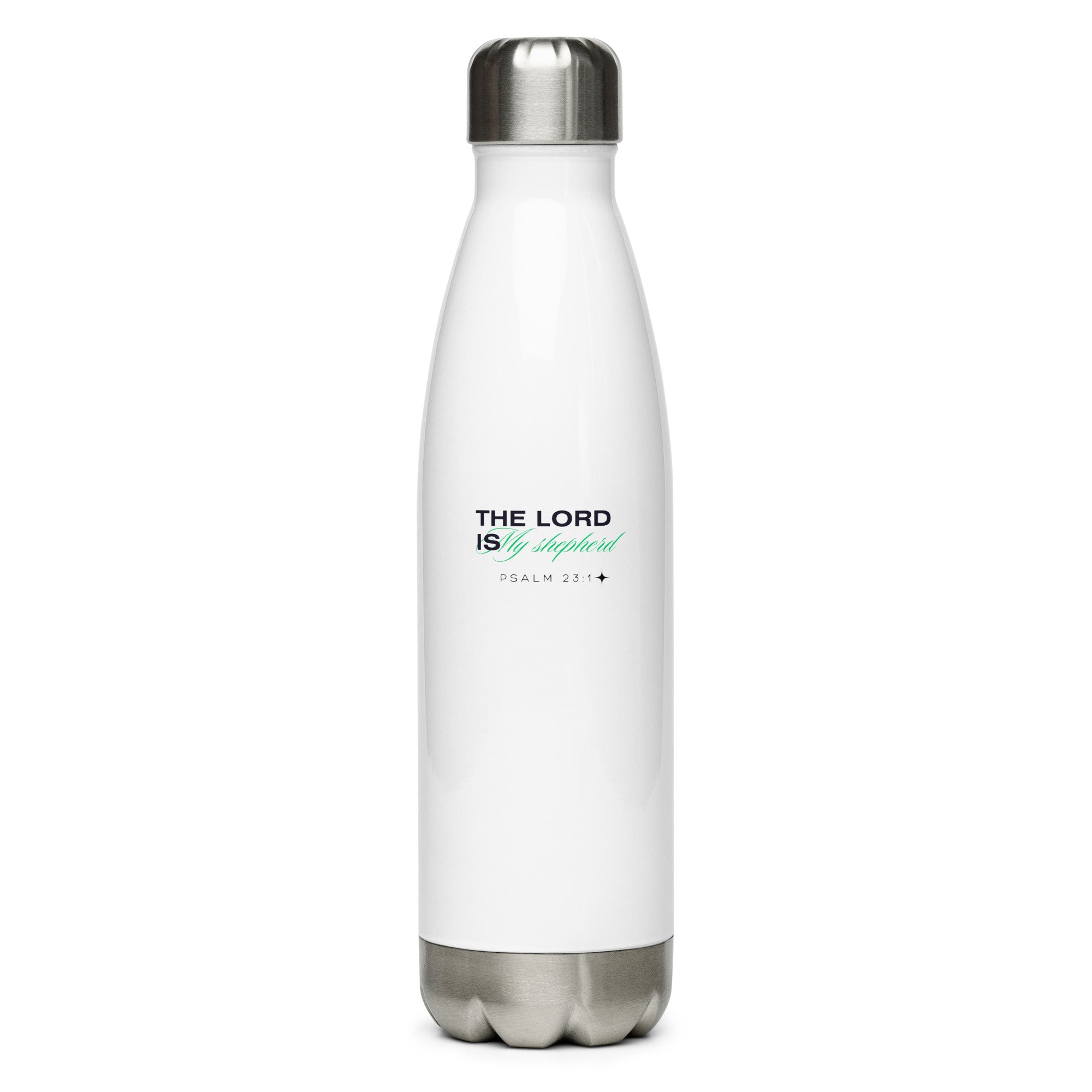 Stainless steel water bottle - Psalm 23:1