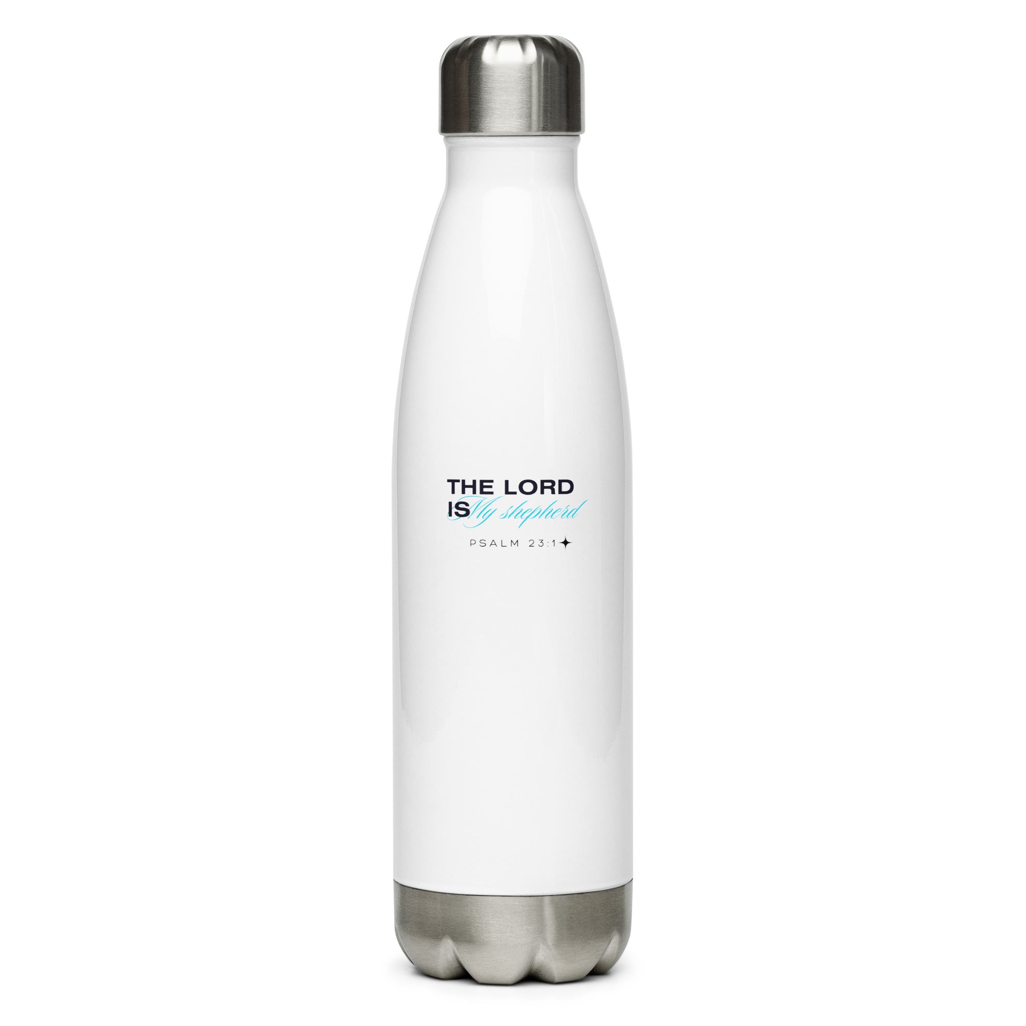 Stainless steel water bottle - Psalm 23:1