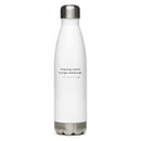 Stainless steel water bottle - Matthew 6:6
