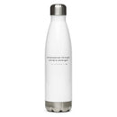 Stainless steel water bottle - Philippians 4:13
