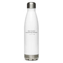 Stainless steel water bottle - Luke 1:37