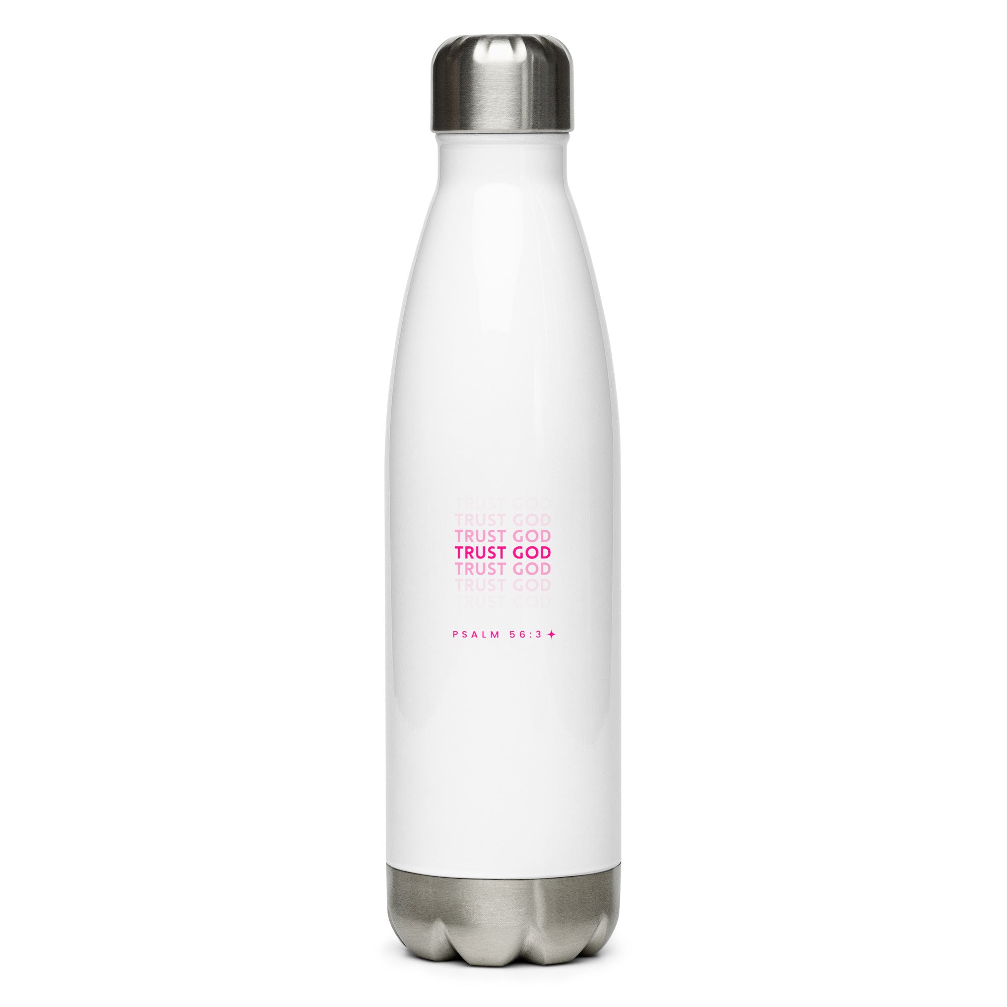 Stainless steel water bottle - Psalm 56:3