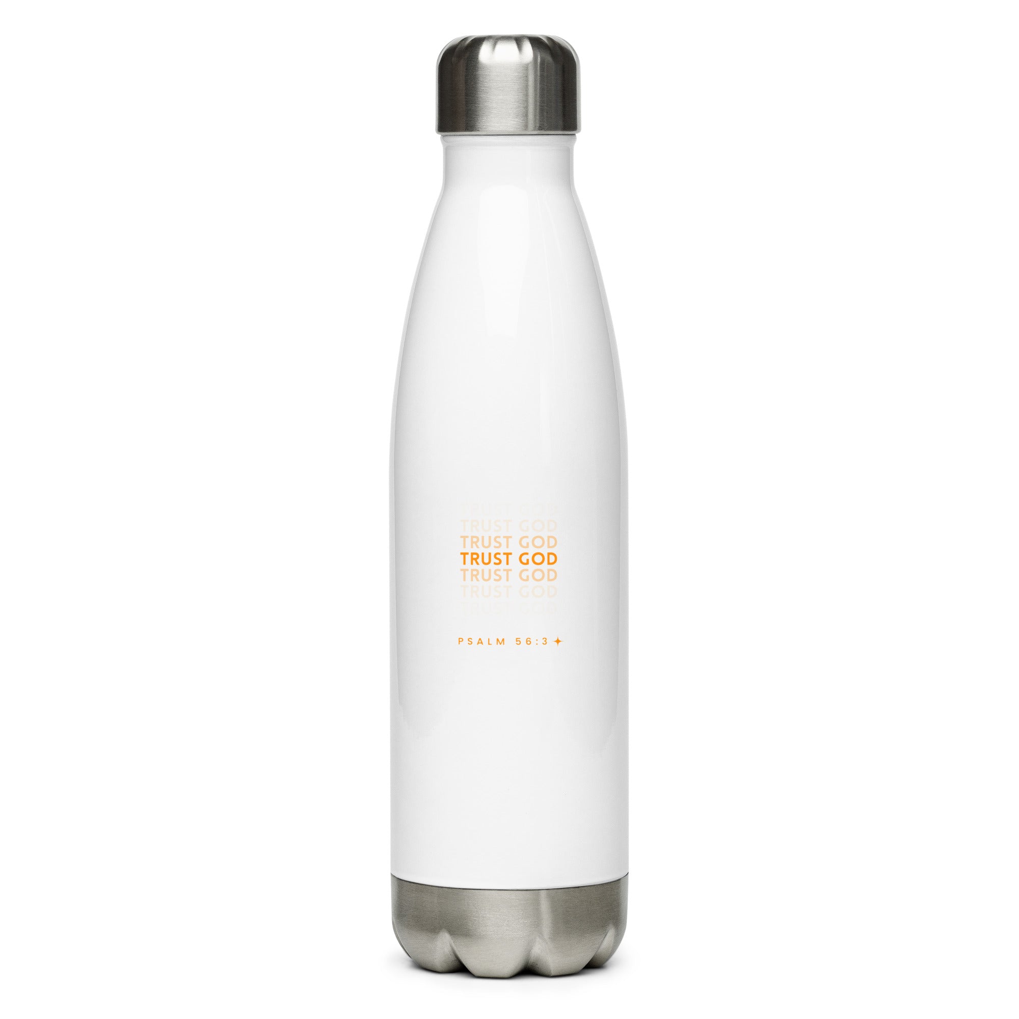 Stainless steel water bottle - Psalm 56:3