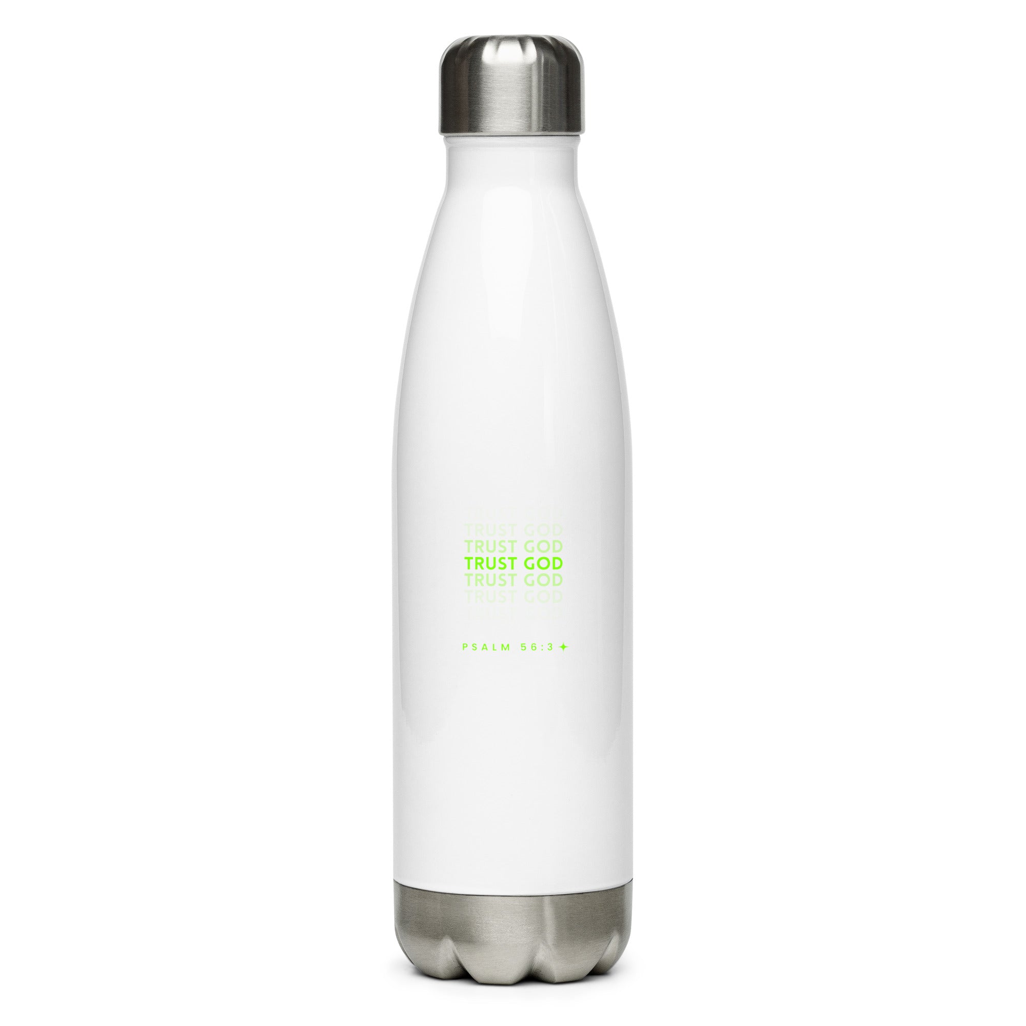 Stainless steel water bottle - Psalm 56:3