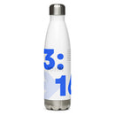 Stainless steel water bottle - John 3:16
