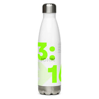 Stainless steel water bottle - John 3:16