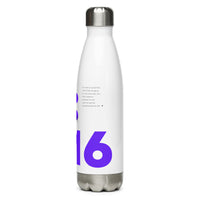 Stainless steel water bottle - John 3:16