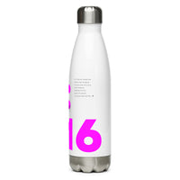 Stainless steel water bottle - John 3:16