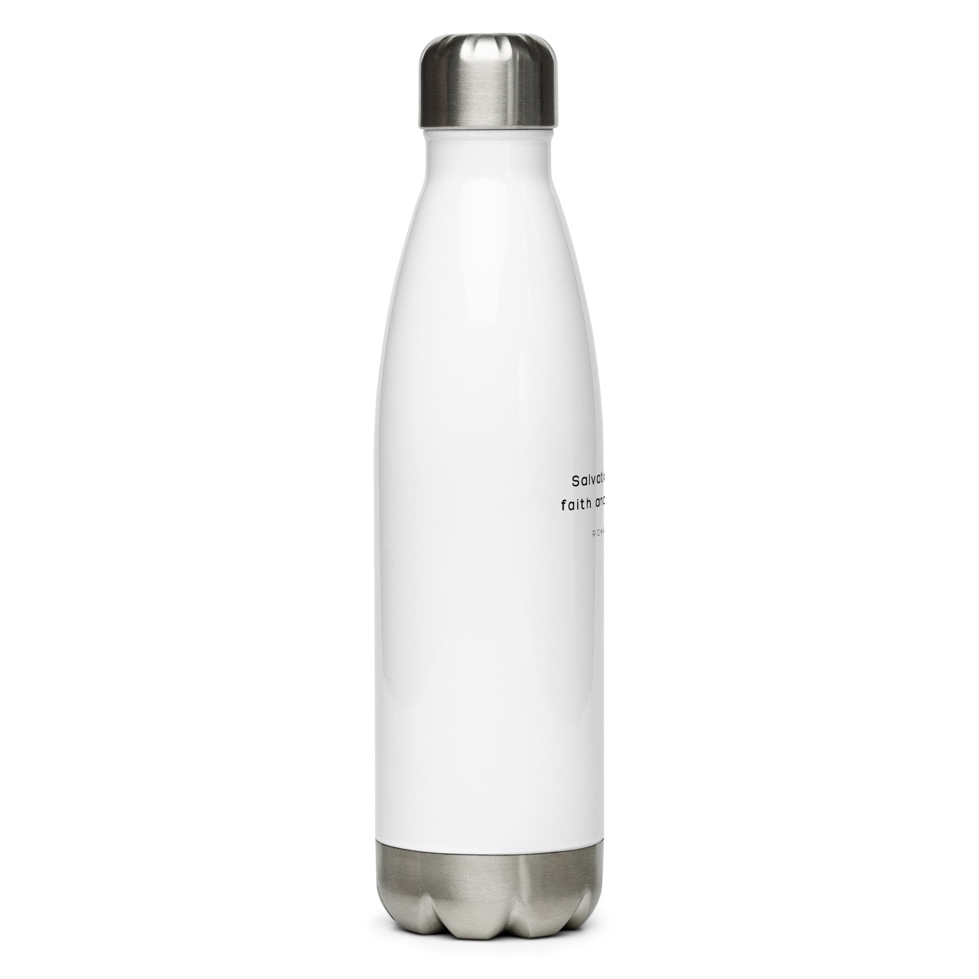 Stainless steel water bottle - Romans 10:9-10