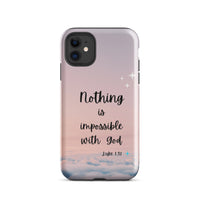 iPhone Case - Luke 1:37