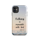 iPhone Case - Luke 1:37