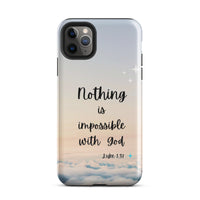 iPhone Case - Luke 1:37